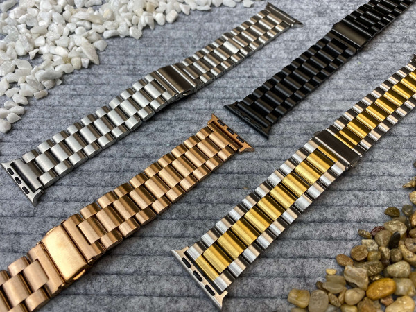 Gliederarmband Round für Apple Watch